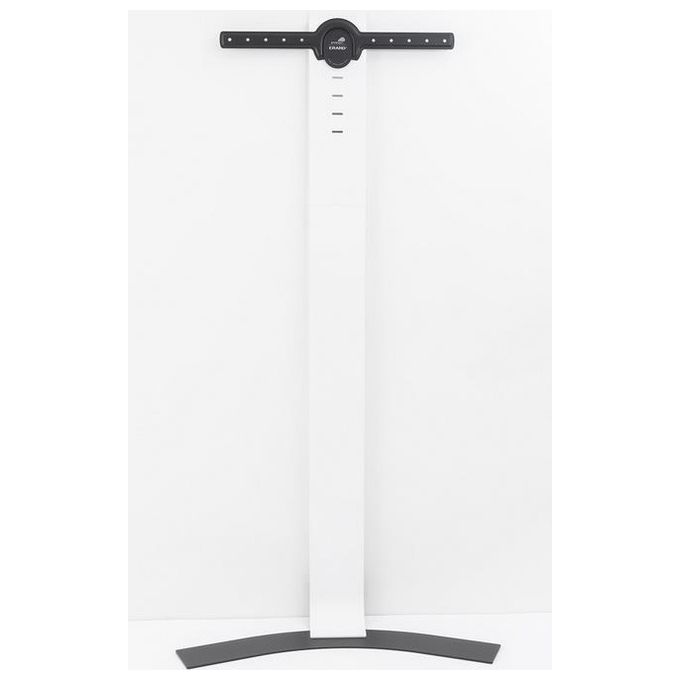 Erard 044661 STANDiT PRO Supporto da Pavimento per TV fino a 90'' Regolabile in Altezza 65 Kg VESA fino a 600x600 mm colore Nero Bianco