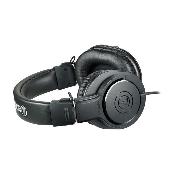 Audio-Technica ATH-M20X Cuffie Monitor Professionali Circumaurali Chiuse Cablate 40mm 47 Ohm 96 dB colore Nero
