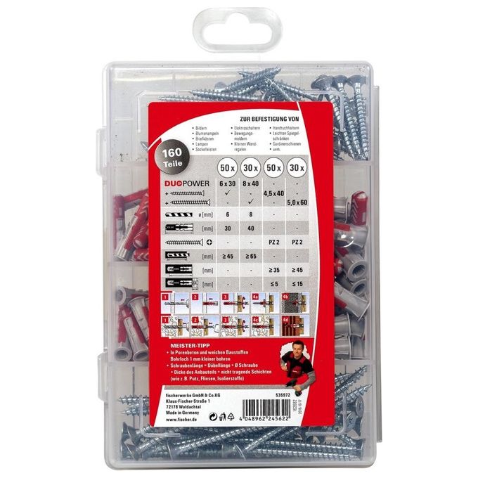 Fischer MeisterBox DuoPower con Viti