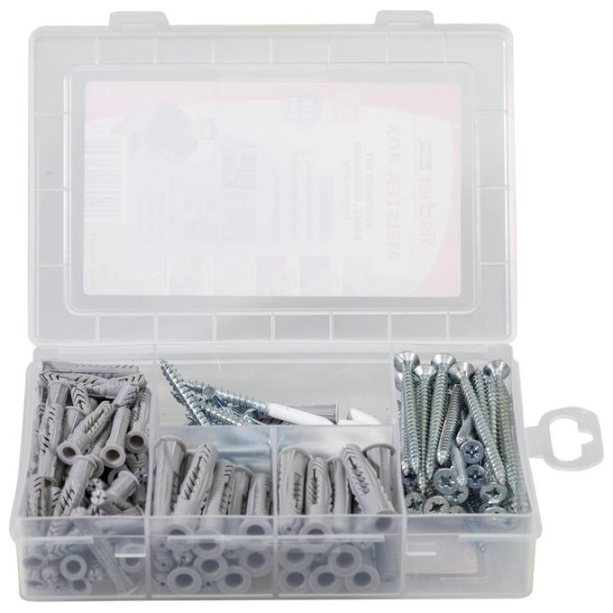 Fischer MeisterBox Confezione con Assortimento Viti e Ganci UX