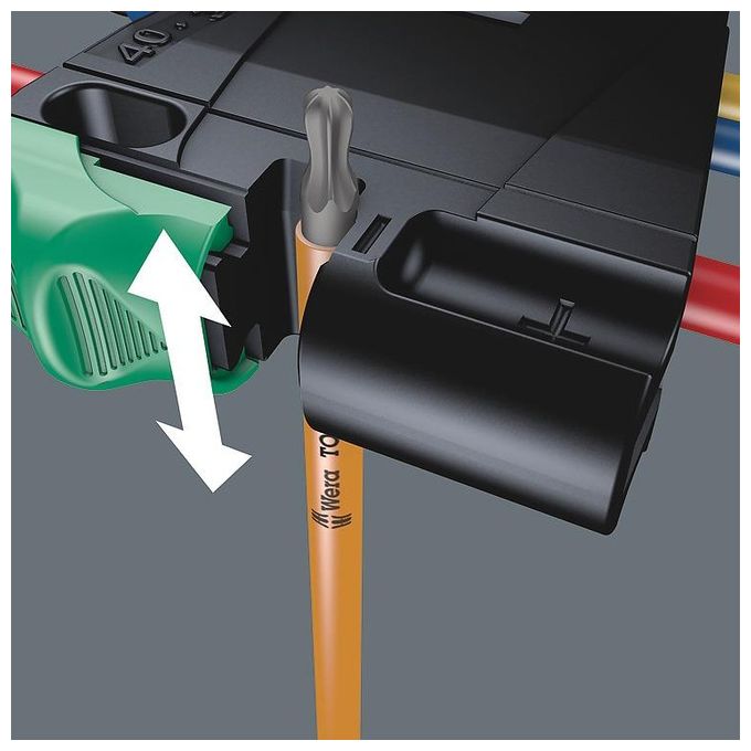 Wera 967-9 TX BO Assortimento di Chiavi a L per Viti TORX BO Multicolour BlackLaser 9 Pezzi