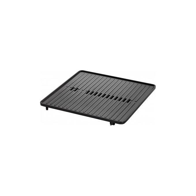 WMF 04.1519.0011 LONO Tischgrill Quadro Griglia di contatto 1250 W Piastra Antiaderente Rimovibile colore Nero Cromo