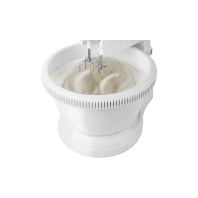 Taurus 913525000 Giro Complet Sbattitore con Base 500 W 5 Velocita' Ciotola Rotante 2,5 L colore Bianco