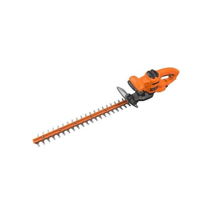 Black+Decker BEHT251-QS Tagliasiepi Elettrico 450W lama 50cm bilama acciaio temprato colore Arancione Nero