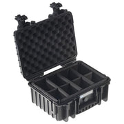 BandW International Type 3000 Custodia Rigida per Fotocamere da Esterni con Imbottitura Nero