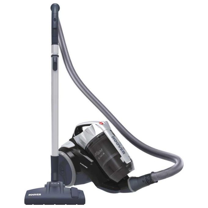 Hoover KS31PAR 011 Khross Aspirapolvere a Traino con Filo senza Sacco Tecnologia Multiciclonica Potenza 550 W Capacita' 1,8 Litri con Spazzola Parquet Luxor Black