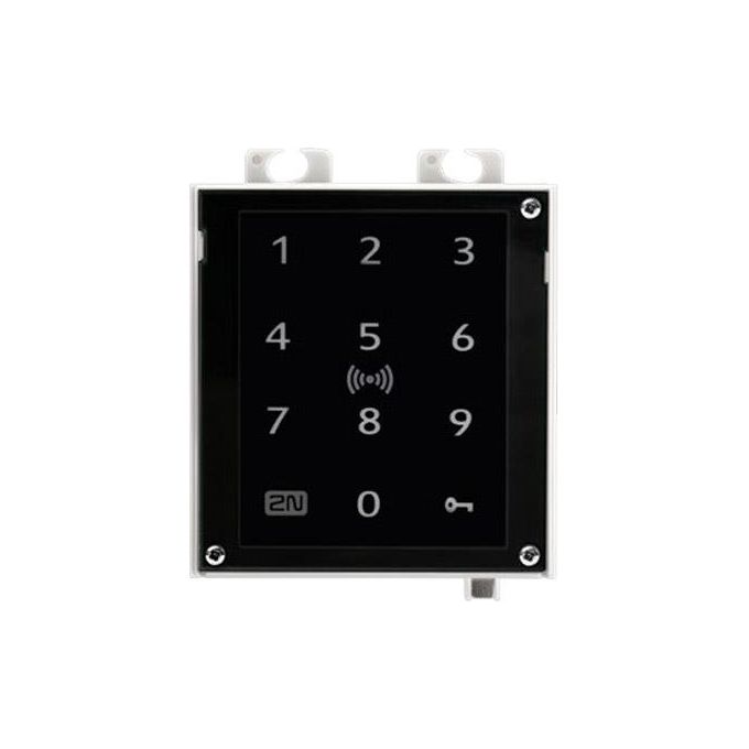 2N 01852-001 Access Unit 2.0 Tastierino Touch Capacitivo RFID 125kHz 13.56MHz NFC PoE 12 V colore Nero