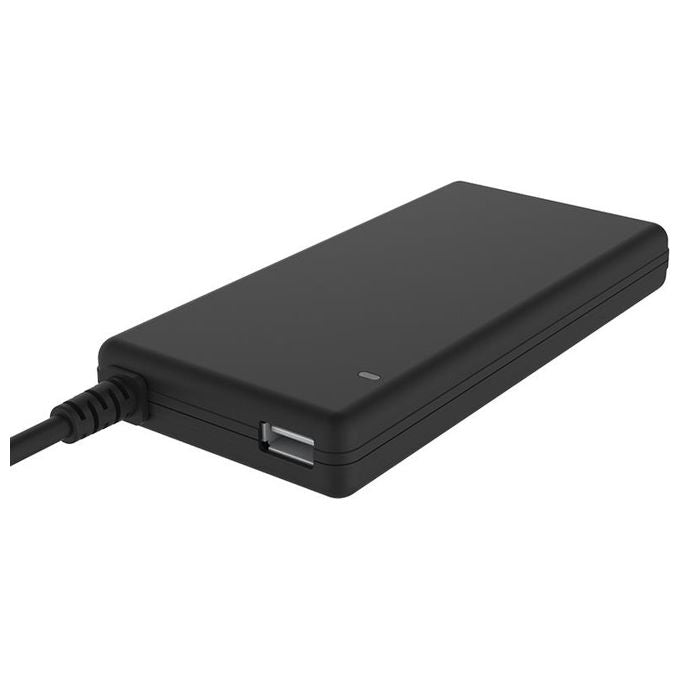 Itek Alimentatore Universale Slim per Notebook 90W con 12 Connettori Porta Usb 5V1A 100-240VAC 9.5-24VDC