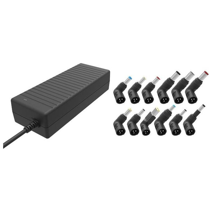 Itek Alimentatore Universale per Notebook 120W con 12 Connettori Porta Usb 5V1A 100-240VAC 9.5-24VDC
