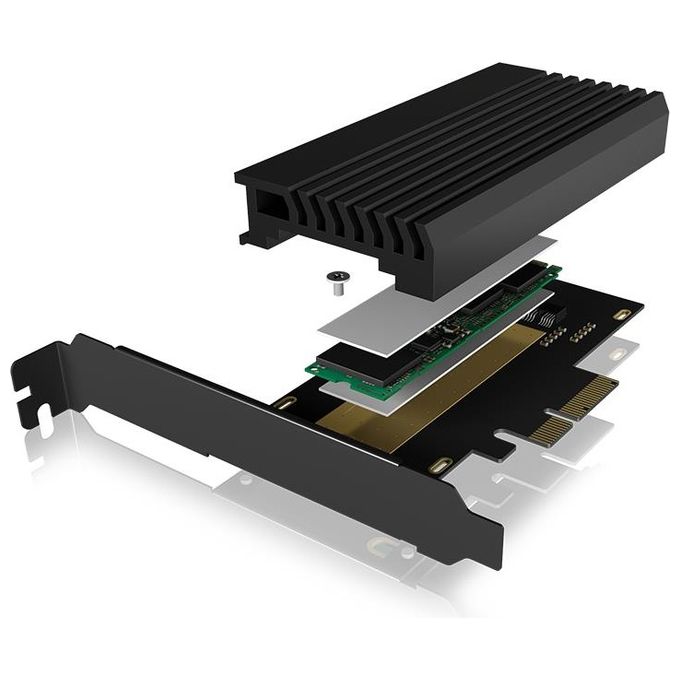 ICY BOX Scheda di Estensione PCIe per SSD M.2 NVMe PCI-E x4