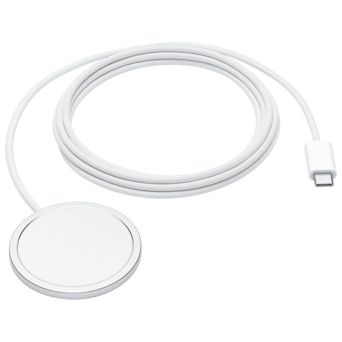 Apple MX6Y3ZM-A Caricabatterie MagSafe Wireless Qi2 Qi cavo 2 m fino a 25W colore Bianco
