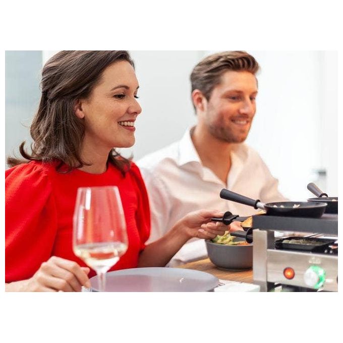 Solis 97756 Tavola Grill 5 in 1 1020 W Piastra Reversibile Antiaderente 4 Persone colore Nero Argento