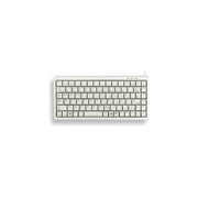 CHERRY G84-4100LCMEU-0 Tastiera Compatta Cablata QWERTY US con Euro 86 Tasti Meccanica ML Grigio