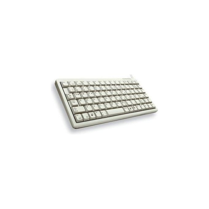 CHERRY G84-4100LCMEU-0 Tastiera Compatta Cablata QWERTY US con Euro 86 Tasti Meccanica ML Grigio