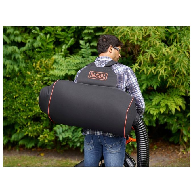 Black+Decker Soffiatore Trituratore 3000W Beblv300-Qs per Efficienza e Potenza nella Cura del Giardino