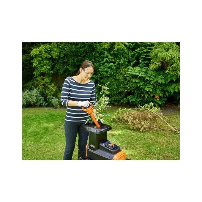Black+Decker Biotrituratore A Rullo Potafresa Elettrico 2800W Begas5800