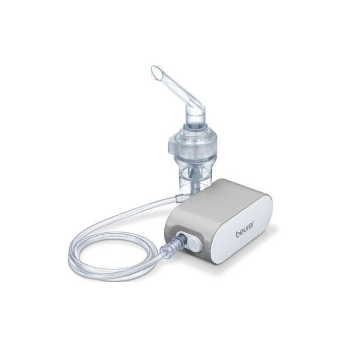 Beurer IH 58 Aerosol a Microcompressore 0,25 ml-min uso Adulto e Pediatrico accessori inclusi alimentazione a rete colore Bianco