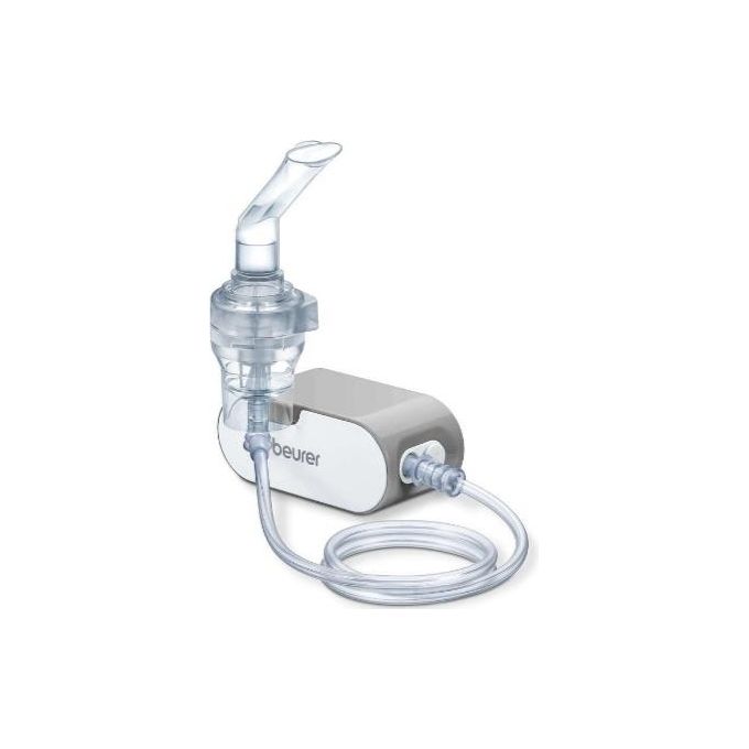 Beurer IH 58 Aerosol a Microcompressore 0,25 ml-min uso Adulto e Pediatrico accessori inclusi alimentazione a rete colore Bianco