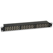 Equip 326449 Pannello Patch 48 Porte RJ45 CAT6 19'' 1U colore Nero