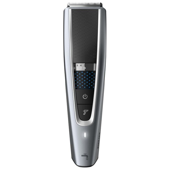 Philips HC5630-15 Serie 5000 Regolacapelli DualCut Trim-n-Flow Pro 28 impostazioni lame acciaio inox autonomia 90 min lavabile colore Nero Argento