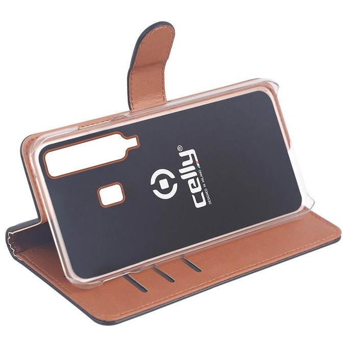 Celly Wally Case per Samsung Galaxy A9 2018 Nero