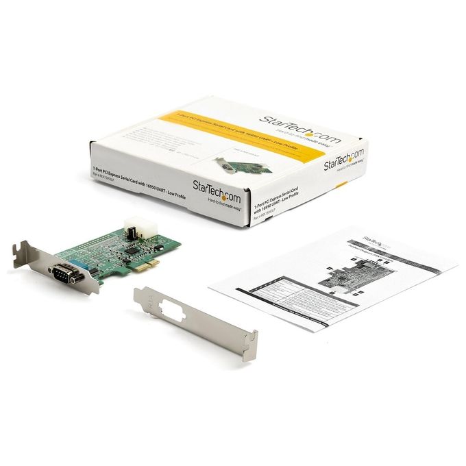 Startech PEX1S953LP Scheda Adattatore Seriale ad 1 Porta Rs232 con Uart 16950
