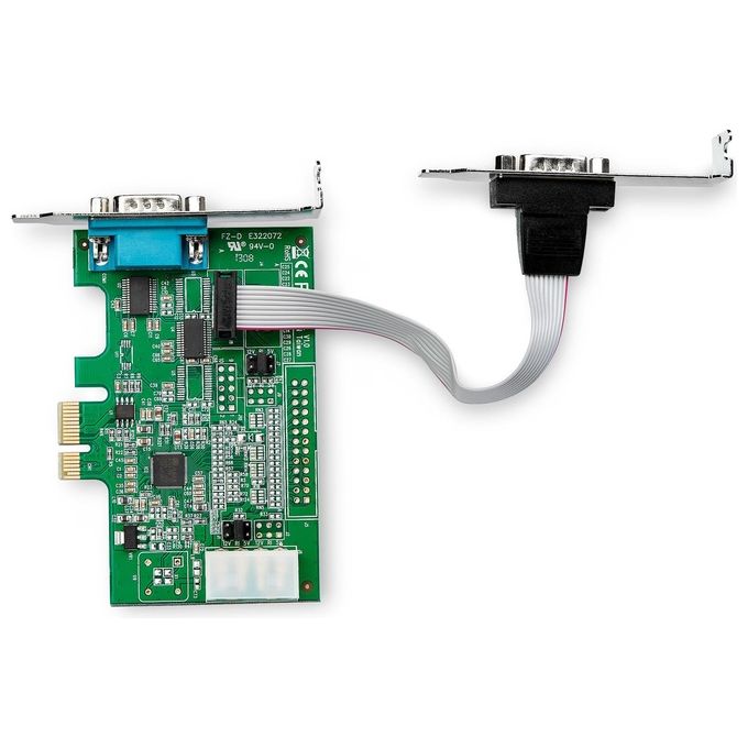 Startech Scheda Adattatore Seriale A 2 Porte Rs232 con Uart 16950