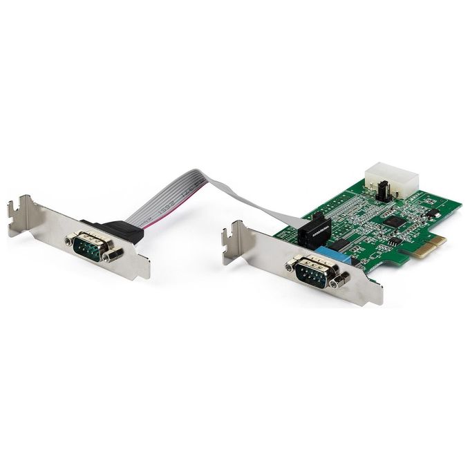 Startech Scheda Adattatore Seriale A 2 Porte Rs232 con Uart 16950