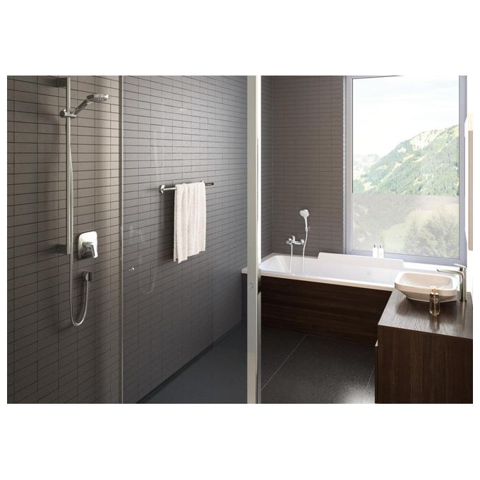 Hansgrohe 27454000 FixFit Presa d'acqua a muro senza valvola antiriflusso G ½'' colore Cromo