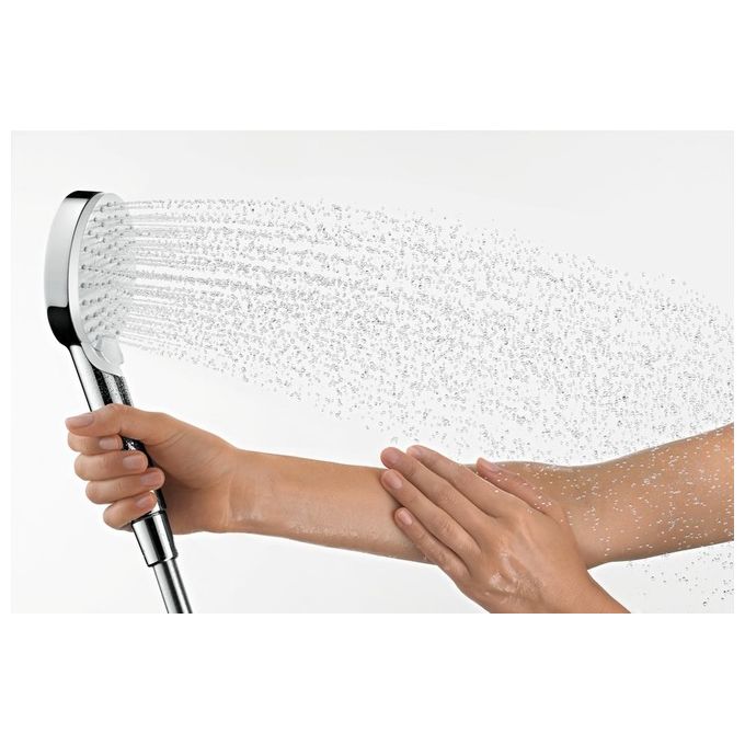 Hansgrohe Crometta Vario 26332 Doccetta 2Jet Ecosmart Bianco-Cromo