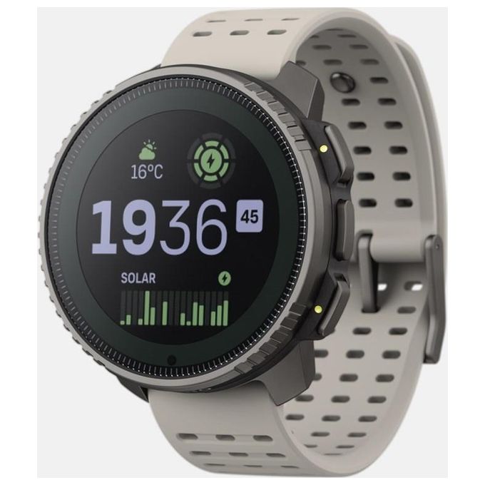 SUUNTO SS050860000 Vertical Orologio Sportivo GPS 5 Sistemi Satellitari Ricarica Solare Monitoraggio Salute 24-7 colore Titanio