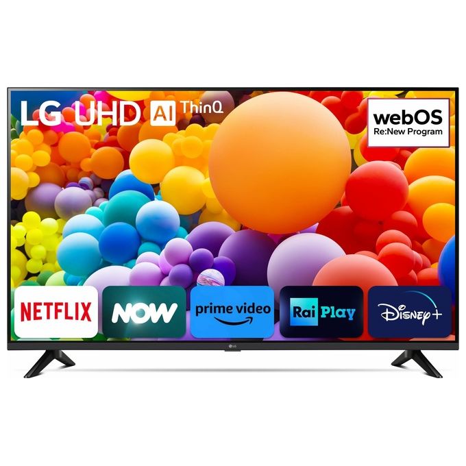 LG 55UT73006LA UT73 Smart TV 55'' 4K UHD LED webOS 24 HDR10 Pro Processore α5 Gen7 20W 3 HDMI Game Optimizer colore Blu