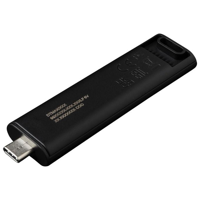 Kingston Technology DTMAX-512GB DataTraveler Max Unita' Flash USB 3.2 Gen 2 512 GB 1000 MB-s 900 MB-s USB Tipo-C colore Nero
