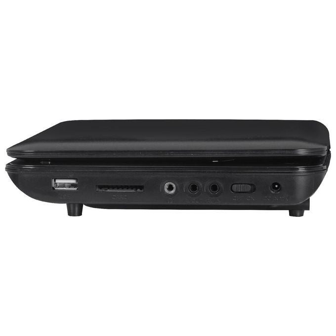 Trevi PDX 1409 S2 Lettore DVD Portatile Schermo LCD 9'' DVD CD MP3 USB SD colore Nero