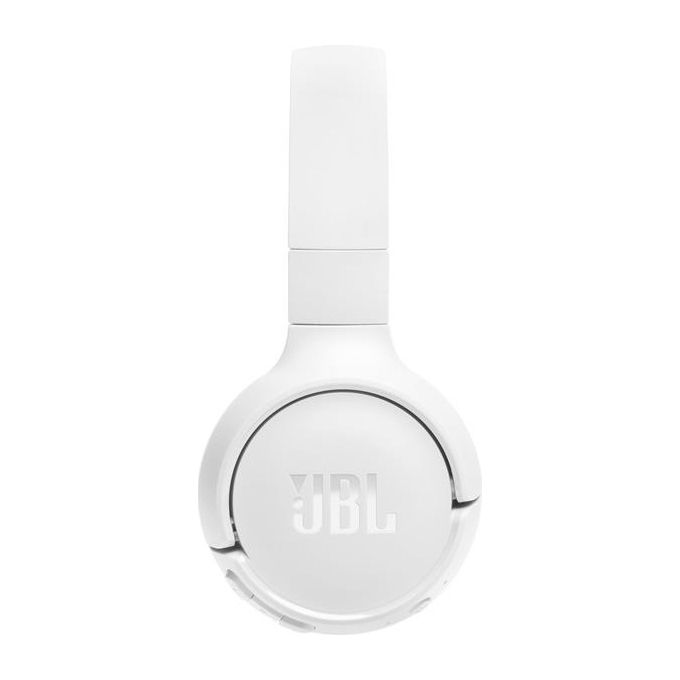 JBL JBLT520BTWHTEU Tune 520BT Cuffie On Ear Wireless Bluetooth 5.3 Pure Bass 57 ore Microfono Pieghevoli colore Bianco