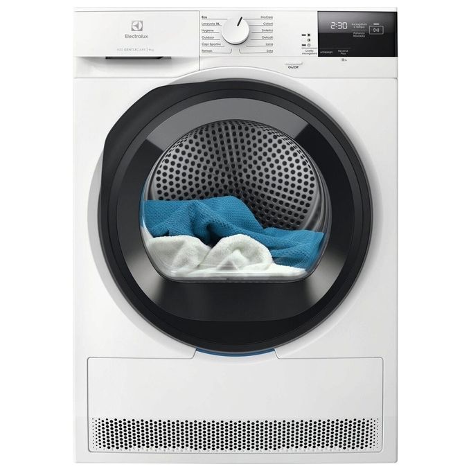 Electrolux EW6HBG292G GentleCare 600 Asciugatrice Pompa di Calore 9 Kg Classe D Inverter ProTex 66 dB (85x60x64 cm) colore Bianco