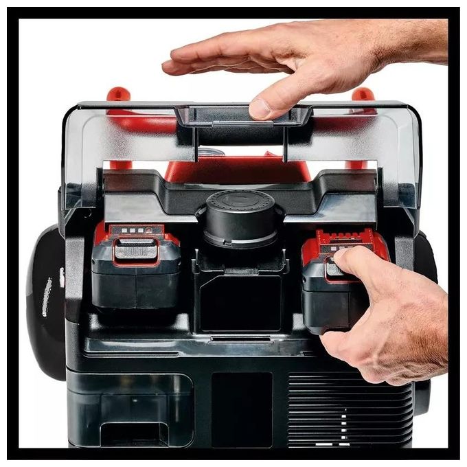 Einhell 4020415 TE-AC 36-150 Li OF-Solo Compressore a Batteria 150 l-min 36 V 6 L colore Nero Rosso