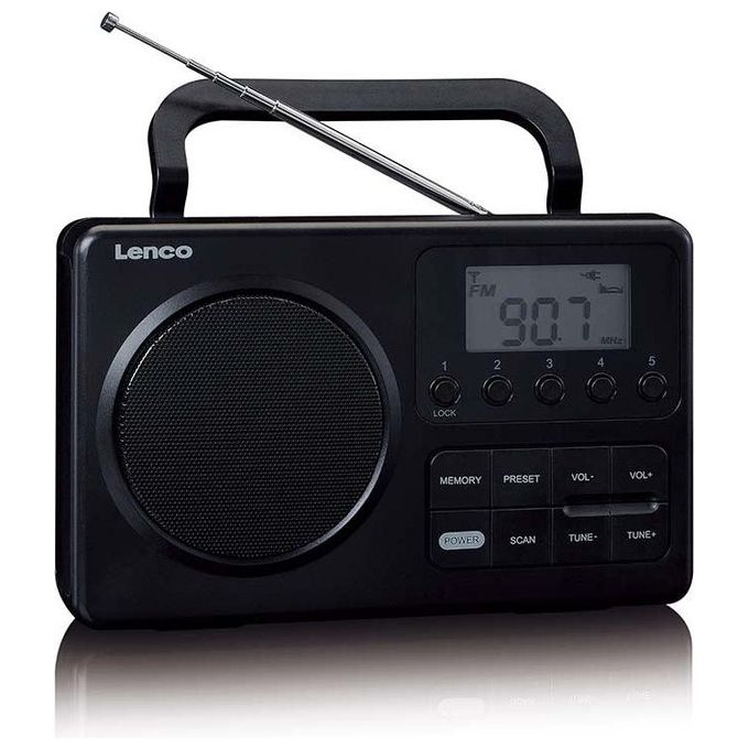 Lenco MPR-035BK Radio Portatile Nero