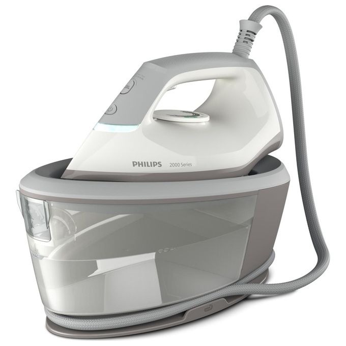 Philips PSG2000-80 Serie 2000 Ferro da stiro con caldaia 2400W 1.4L 6 bar Piastra in Ceramica colore Grigio Bianco