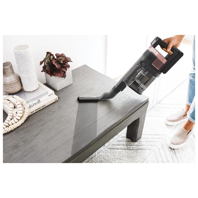 Shark IZ400EU Stratos Aspirapolvere a Bastone 2 in 1 Senza Filo DuoClean PowerFins Plus autonomia 60 min colore Nero Pesca