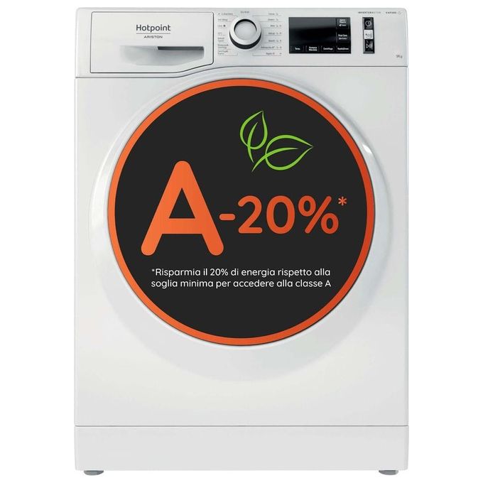 Hotpoint NG98W IT Lavatrice a Libera Installazione 9Kg Classe Energetica A Bianco