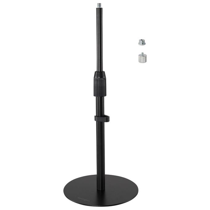 Kensington K87651WW Supporto telescopico per scrivania A1010 regolabile da 30 a 48 cm con base antiscivolo e gestione cavi colore Nero
