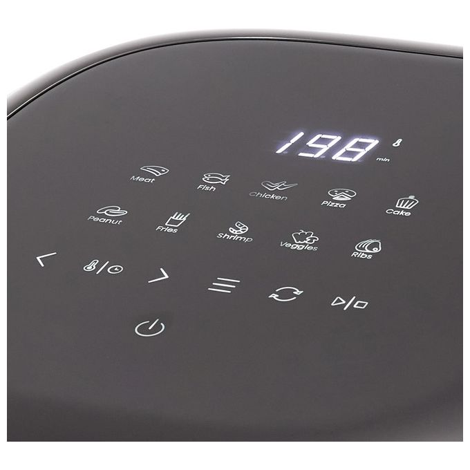 Hisense 743806 Friggitrice ad aria 6,7 L 1350 W 10 programmi Display LED colore Nero