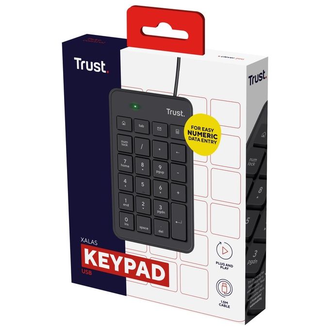 Trust Tastiera Numerica Xalas Usb