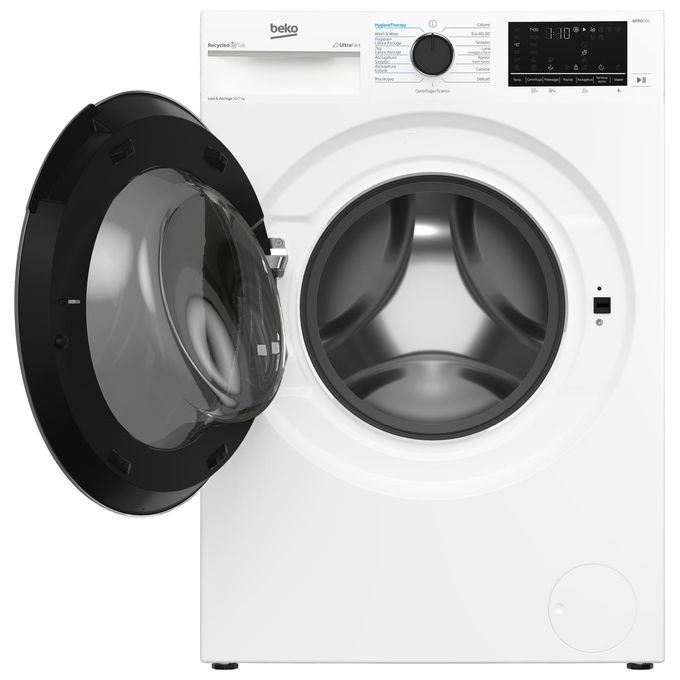 Beko BDT510744S Lavasciuga Libera Installazione 10-7 Kg 1400 rpm Classe D Motore Inverter Vapore (84.5x60x60 cm) colore Bianco