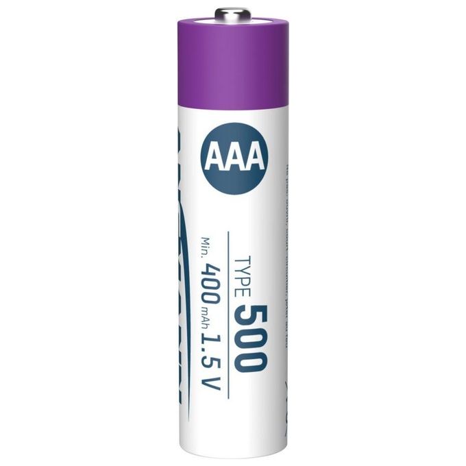 Ansmann Lithium Akku Micro AAA 400mAh  Cable 4 Pezzi