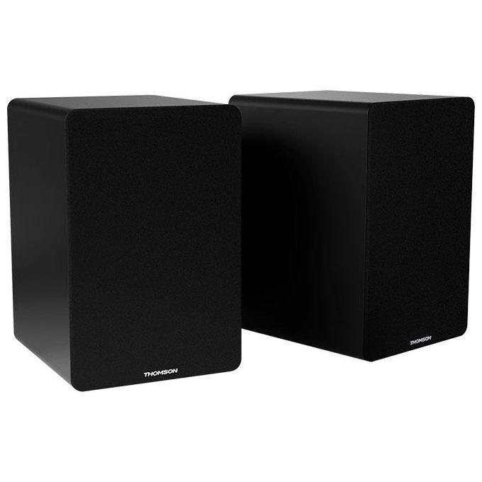 Thomson WS400DUO Casse Acustiche da Scaffale 2.0 50W Bluetooth 5.0 Ingresso RCA Telecomando colore Nero