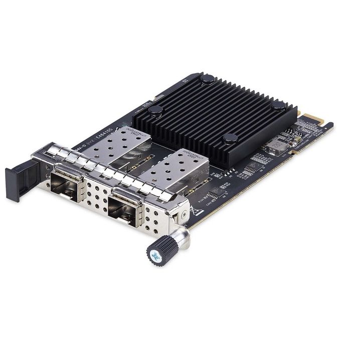 StarTech.com O1210I-NETWORK-CARD Scheda di rete server OCP 3.0 SFP+ a 2 porte con chipset Intel X710-BM2 velocita' 10 Gbps interfaccia Fibra colore Nero