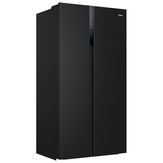 Haier HSR3918ENPB Serie 3 Frigorifero Side by Side 528 L 177,5 cm Classe E 38 dB No Frost Multi Air Flow colore Nero
