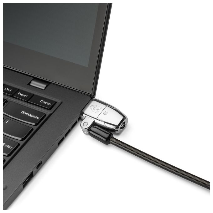 Kensington K68102EU Lucchetto universale per laptop con chiave ClickSafe 2.0 3-in-1 Cavo 180 cm Acciaio al carbonio colore Nero
